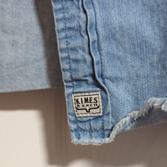 Kimes Ranch Blue Button Down Shirt - Picture 4 of 6